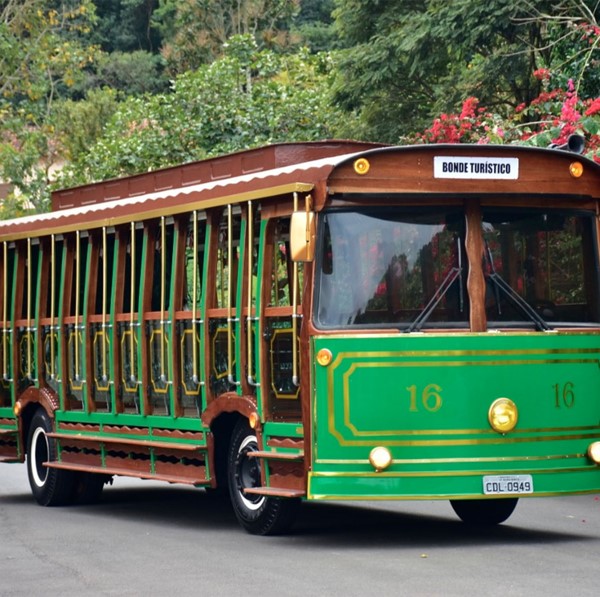 City tour de bondinho em Águas de Lindóia