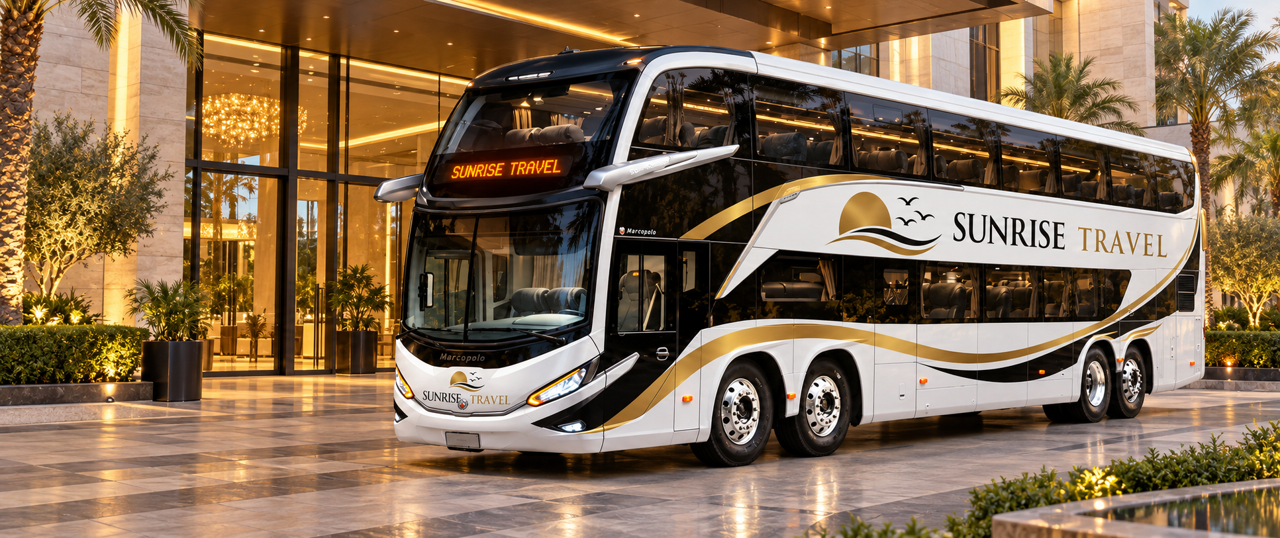 Frota executiva da Sunrise Travel