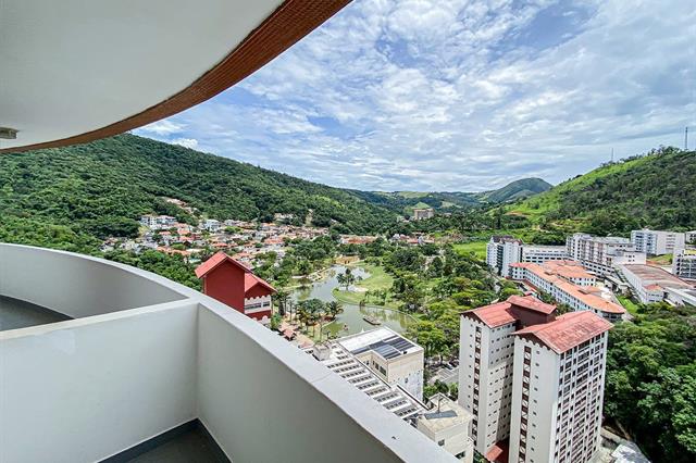 Detalhe da suíte casal na Vila do Abraão