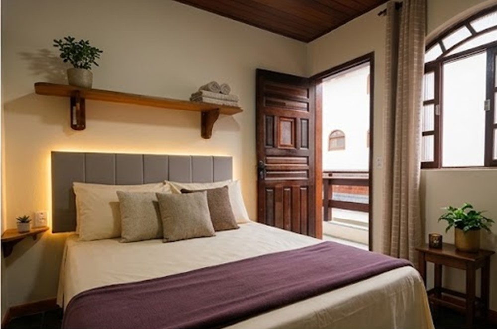 Acomodação casal com conforto em Ilha Grande